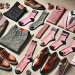 Mens Pink Socks